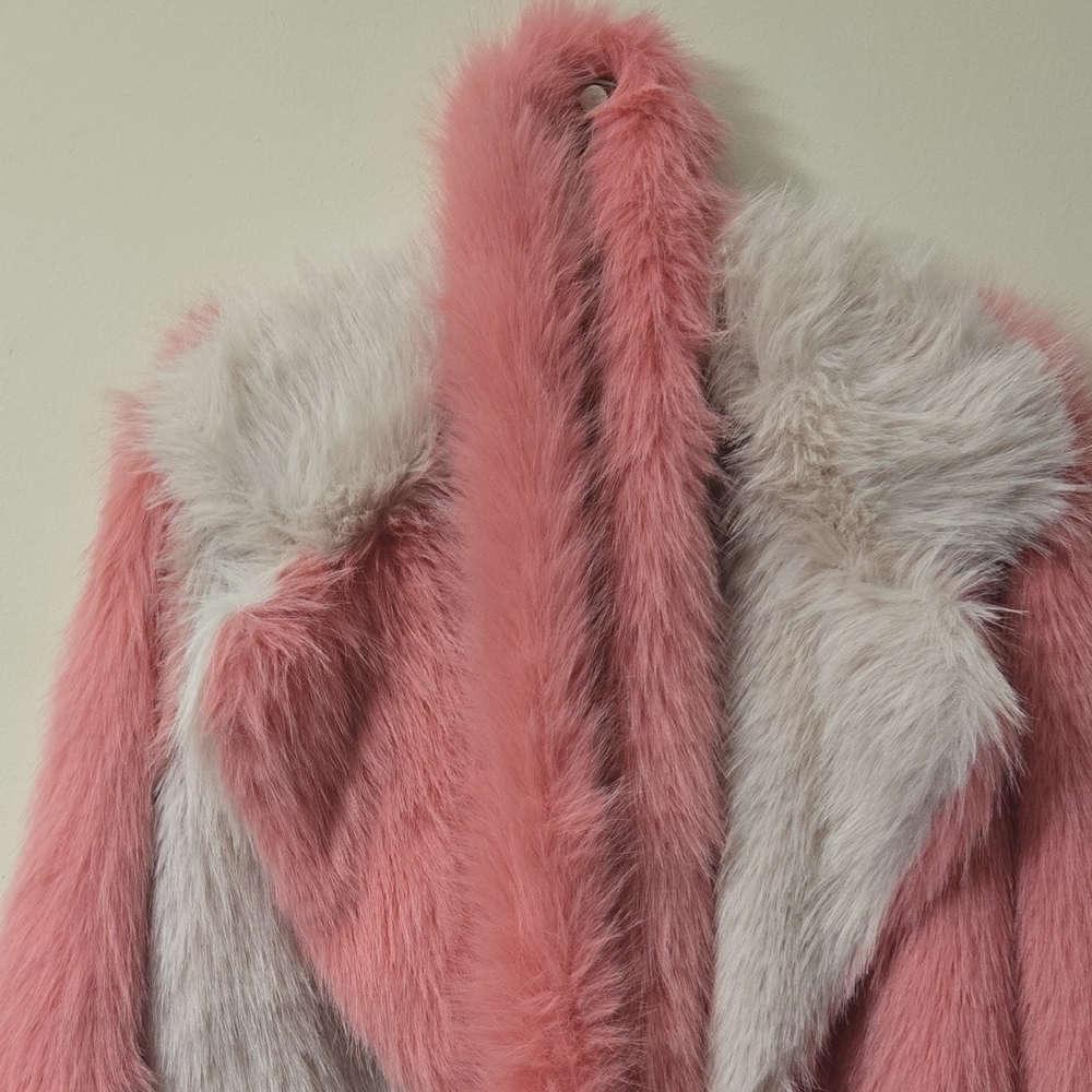 Lareti Belted Faux Fur Coat - Picture 6 of 8